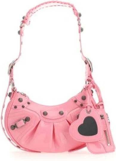 Balenciaga Elegante Roze Schoudertas voor Vrouwen Roze Dames