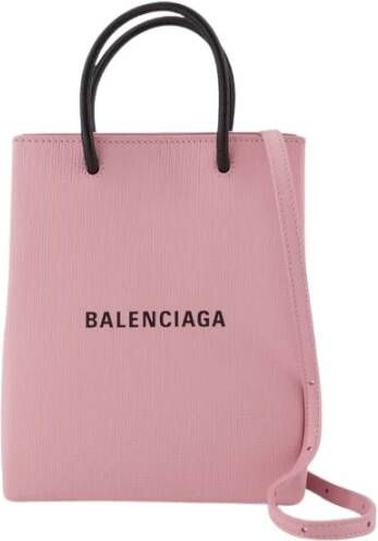 Balenciaga Exclusieve Kalfsleren Handtas voor Vrouwen Roze Dames