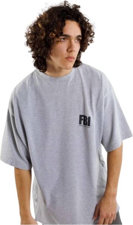 Balenciaga FBI T-Shirt Grijs Heren