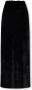 Balenciaga Velvet Lange Rok Black Dames - Thumbnail 1