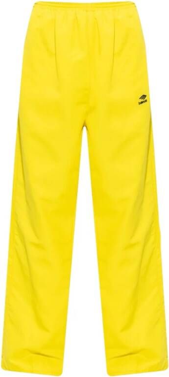 Balenciaga Gele Sports Icon Trainingsbroek Yellow Heren