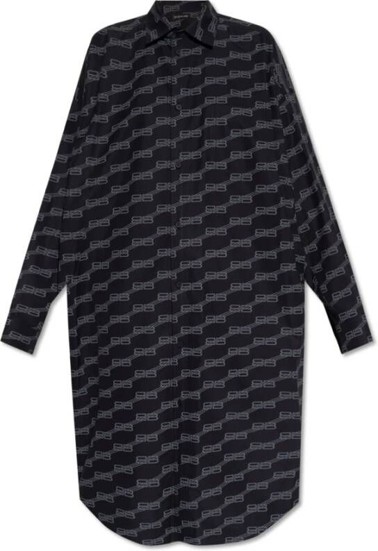 Balenciaga Gepersonaliseerde jurk Zwart Dames