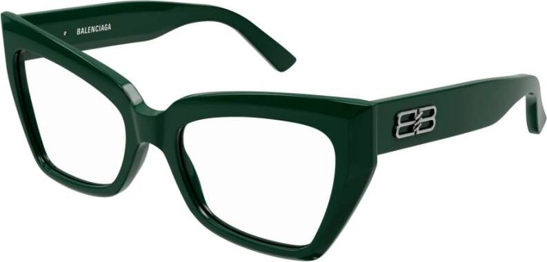Balenciaga Groene Transparante Bril Bb0275O Groen Dames