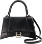 Balenciaga Hourglass S Bag Black Leather Zwart Dames - Thumbnail 1