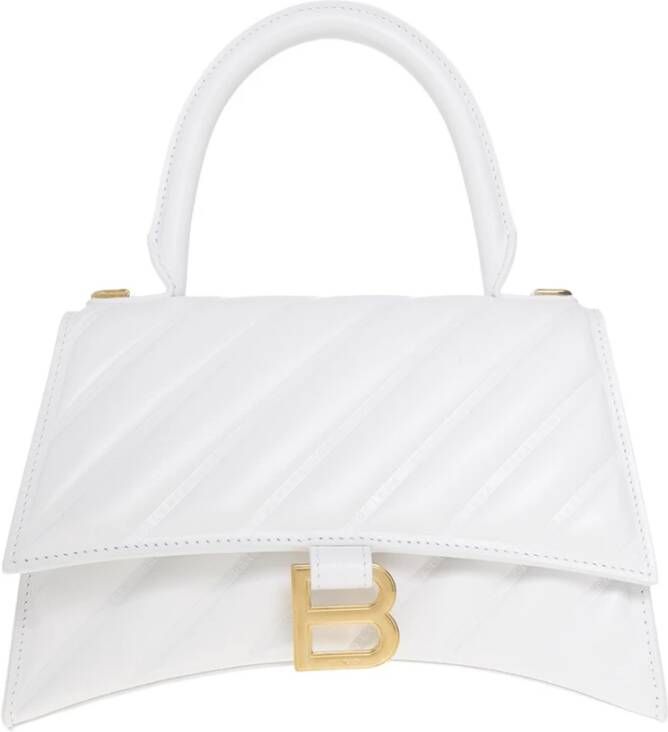 Balenciaga Hourglass Small shoulder bag White Dames