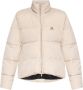 Balenciaga Stijlvolle Pufferjas met Logo Beige Dames - Thumbnail 1