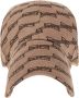 Balenciaga Monogram Logo Baseball Cap Beige Brown Beige Heren - Thumbnail 1
