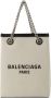 Balenciaga Katoenen Handtas met Afneembare Zak Beige Dames - Thumbnail 1