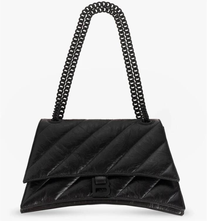 Balenciaga Crush Medium shoulder bag Black Dames