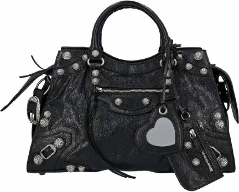 Balenciaga Leather handbags Zwart Dames