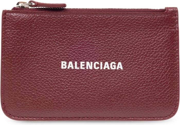 Balenciaga Leren kaarthouder Rood Dames