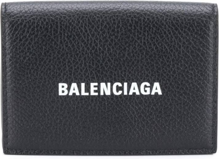 Balenciaga Logo -portemonnee Zwart Heren