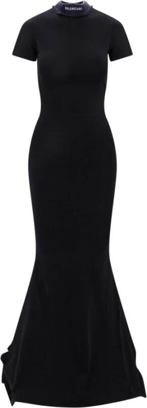 Balenciaga Maxi Dresses Zwart Dames