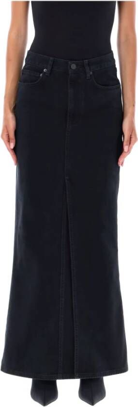 Balenciaga Maxi Skirts Zwart Dames