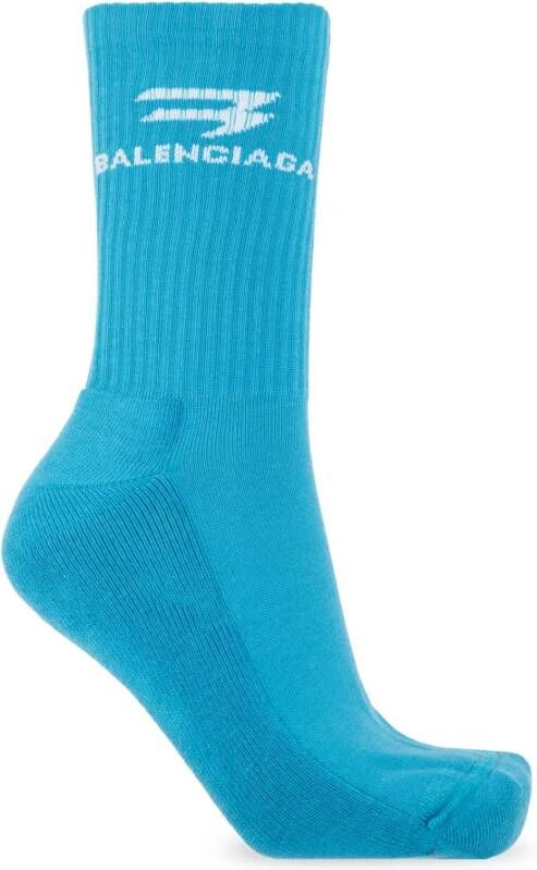 Balenciaga Merk sokken Blauw Heren
