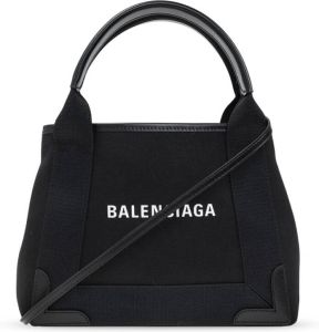 Balenciaga Navy Cabas shoulder bag Zwart Dames