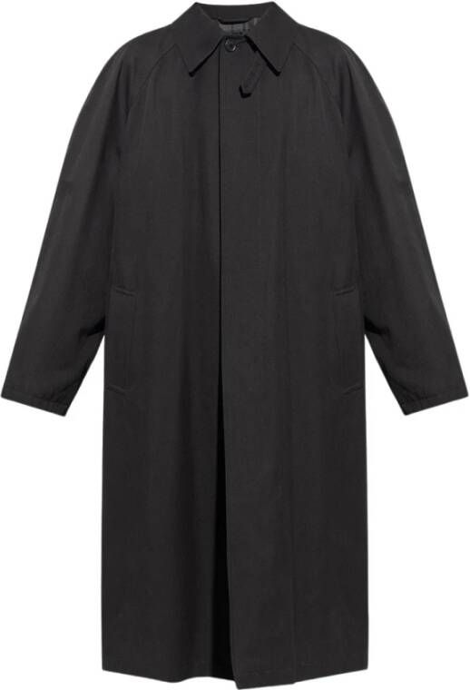 Balenciaga Oversize coat Zwart Heren
