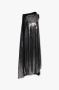 Balenciaga Metallic Effect Midi Jurk Black Dames - Thumbnail 1