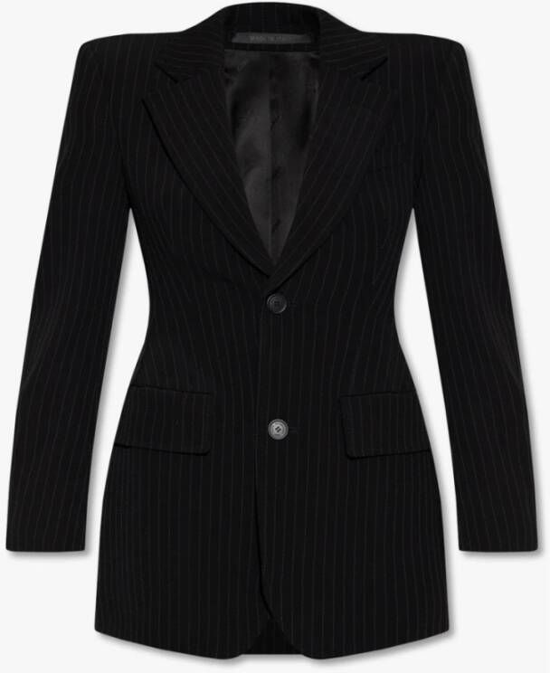 Balenciaga Pinstripe blazer Zwart Dames