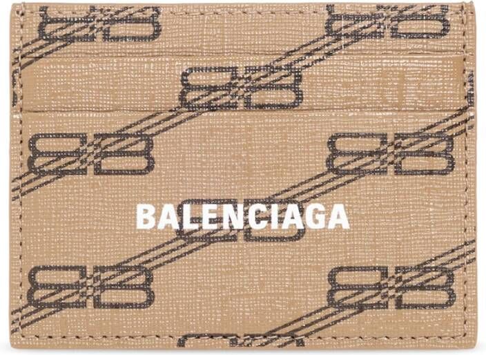 Balenciaga Portemonnee kaarthouder Bruin Dames