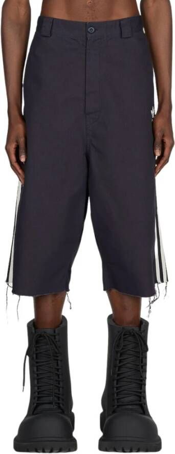 Balenciaga Long Shorts Zwart Heren