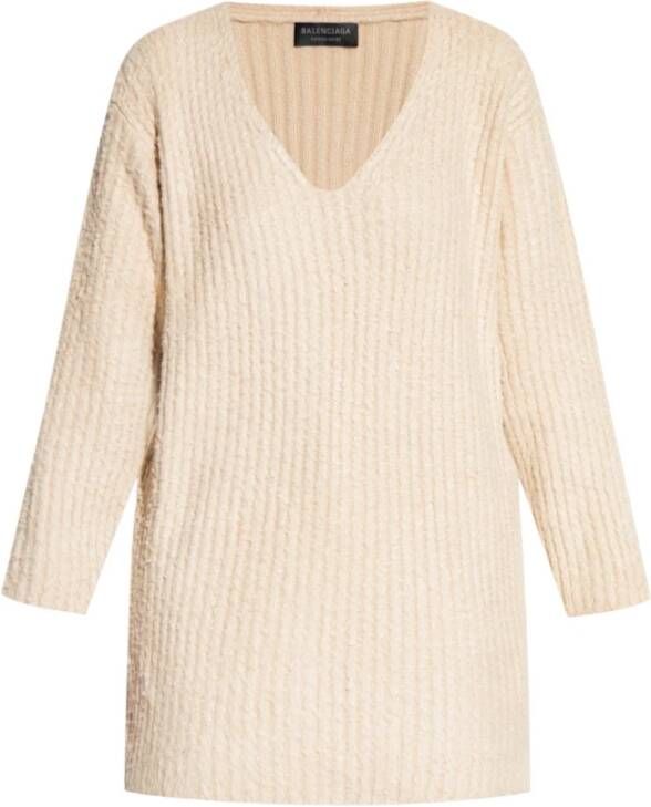 Balenciaga Silk sweater Beige Dames