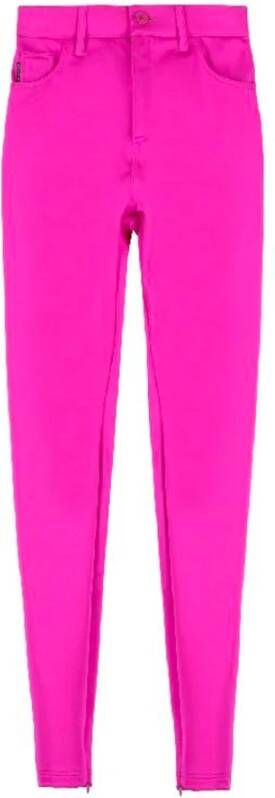 Balenciaga Slim-Fit Hoge Taille Leggings Roze Dames