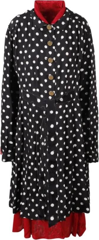 Balenciaga Spuit stippen omkeerbare kleding Zwart Dames