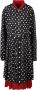 Balenciaga Spuit stippen omkeerbare kleding Zwart Dames - Thumbnail 1