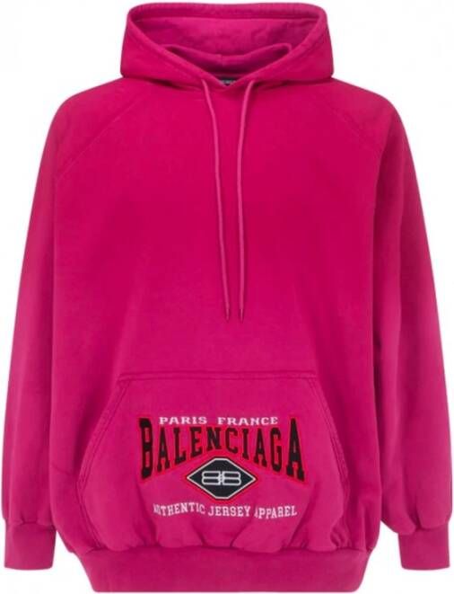 Balenciaga Stijlvol Logo Sweatshirt voor Roze