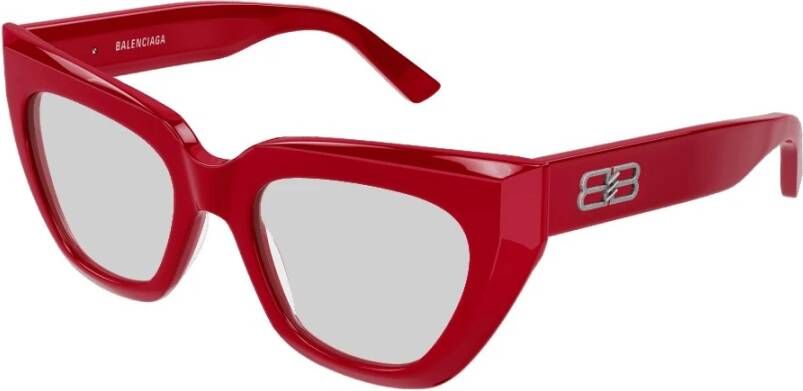Balenciaga Stijlvolle Bb0238O Bril Rood Dames