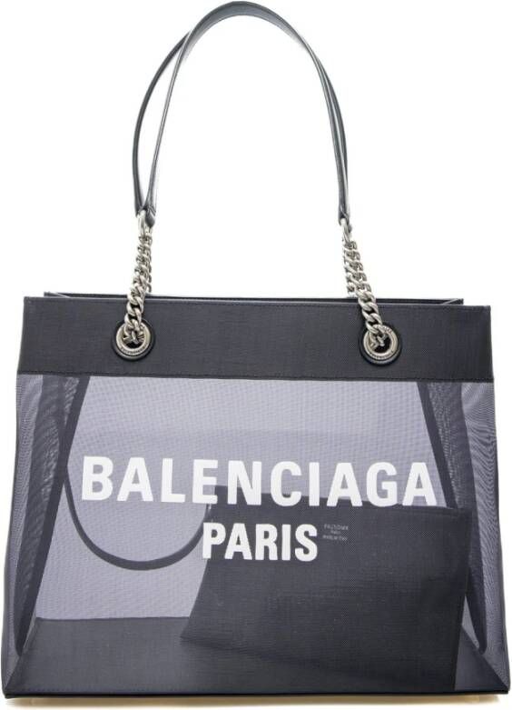 Balenciaga Stijlvolle Duty Free Shopper Tas Zwart Dames