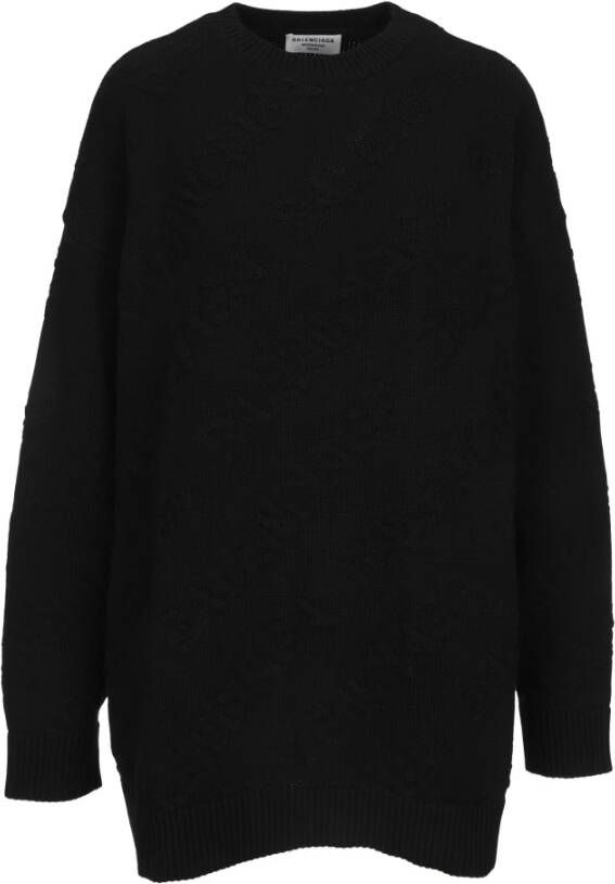Balenciaga Sweater 662917T3166 Zwart Dames
