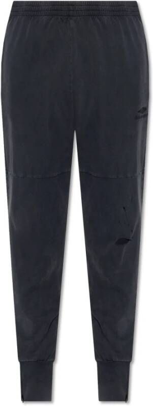 Balenciaga Sweatpants met logo Zwart Heren
