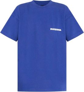 Balenciaga T-Shirts Blauw Dames