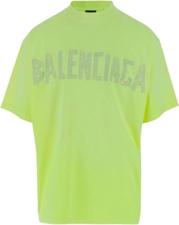 Balenciaga T-Shirts Geel Heren