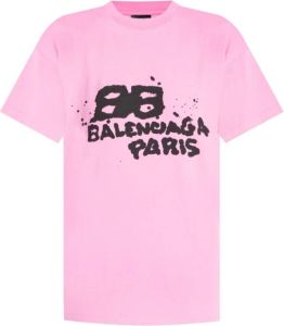 Balenciaga T-Shirts Roze Dames