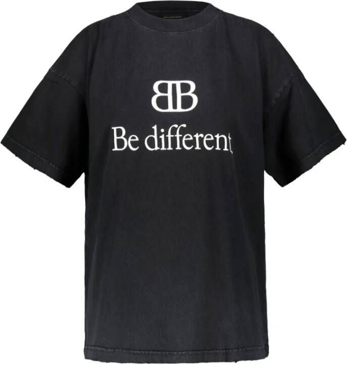 Balenciaga T-Shirts Zwart Dames