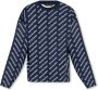 Balenciaga Trui met logo Blauw Heren - Thumbnail 1