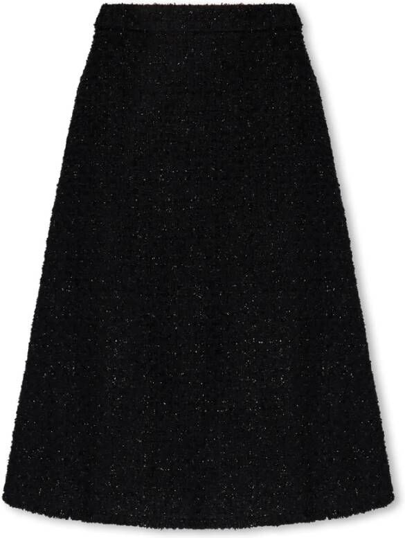 Balenciaga Tweed rok Zwart Dames