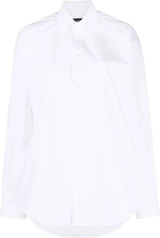 Balenciaga Upgrade je garderobe met een wit overhemd Wit Dames
