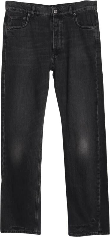 Balenciaga Vintage Balenciaga Acid Wash jeans in zwart katoen Zwart Heren
