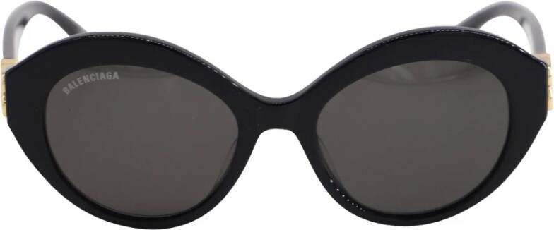 Balenciaga Vintage Balenciaga dynastie ovale frame sungles in zwart acetaat Zwart Dames