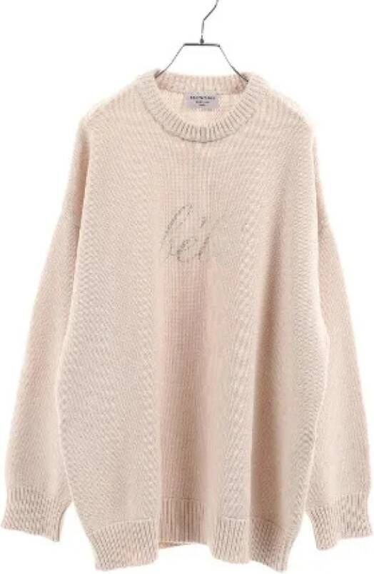 Balenciaga Vintage Pratilled fabric tops Wit Dames