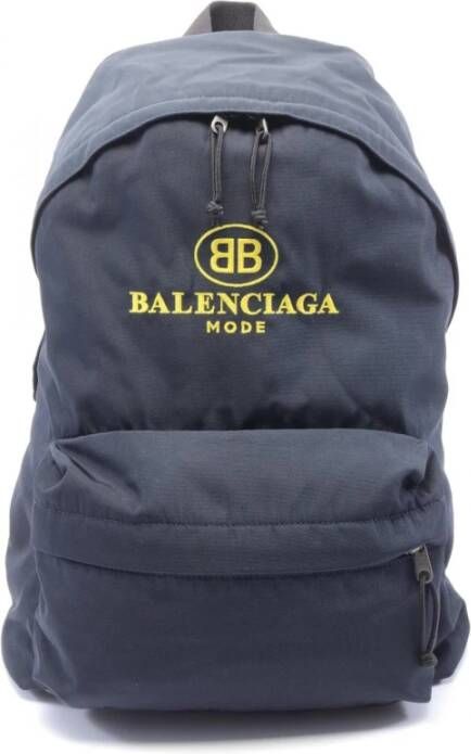 Balenciaga Vintage Pre-owned Backpacks Blauw Dames
