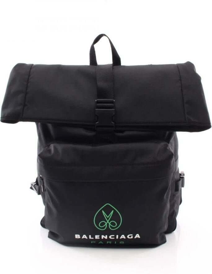 Balenciaga Vintage Pre-owned Backpacks Zwart Heren