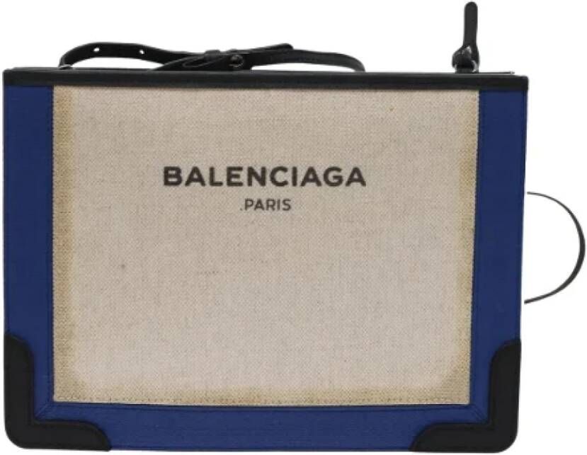 Balenciaga Vintage Pre-owned Canvas balenciaga-bags Grijs Dames
