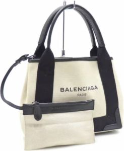 Balenciaga Vintage Pre-owned Canvas balenciaga-bags Wit Dames