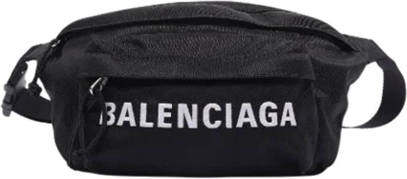Balenciaga Vintage Pre-owned Canvas balenciaga-bags Zwart Dames