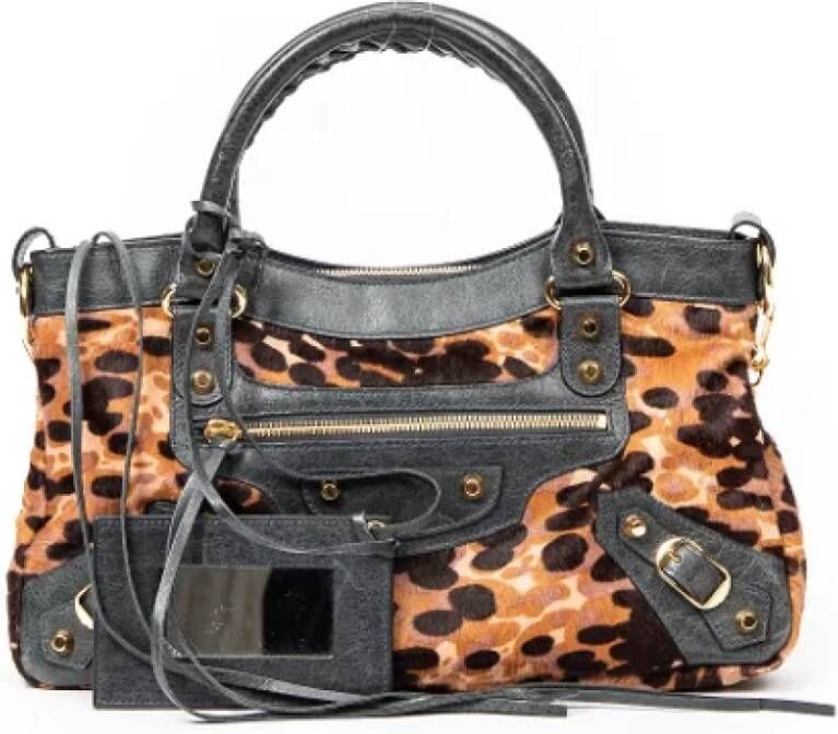 Balenciaga Vintage Pre-owned Canvas handbags Meerkleurig Dames